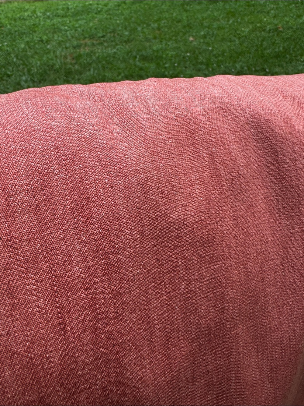 Vintage Red Selvedge Denim Fabric 5 1/4 Yards 40" Wide Heavy Weight 13 oz USA
